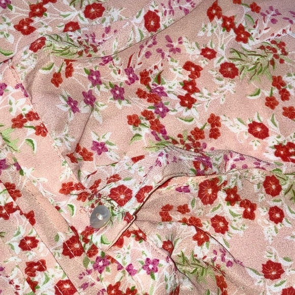 Pink Peasant Blouse - Picture 4 of 4